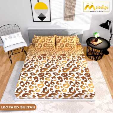 MONALISA Sprei Premium Queen Size Uk. 160X200cm Leopard Sultan