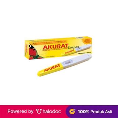 Akurat Test Kehamilan Compact - Test Pack - Halodoc