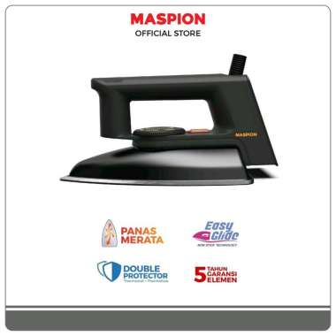 MASPION Setrika Listrik Automatic Iron Blackberry EX-1010 B Original
