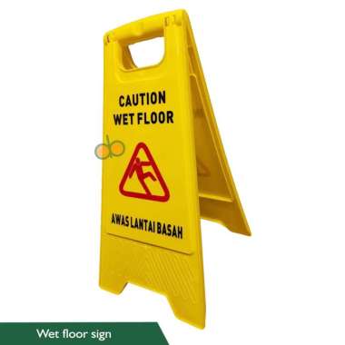 Miller Caution Wet Floor Sign Papan Peringatan Awas Lantai Licin & Maintenace