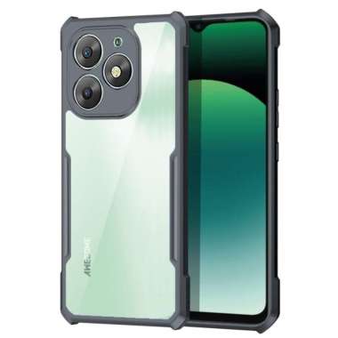 Promo Case Transparan ITEL A60 / A60S Terbaru Softcase Clear Back Cover ITEL A60S Hitam