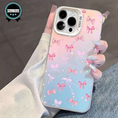 Case Bowknot Coquete Pink Hardcase/Casing Hp for samsung iphone oppo xiaomi infinix vivo realme