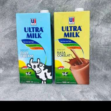 susu ultra 1 liter Coklat