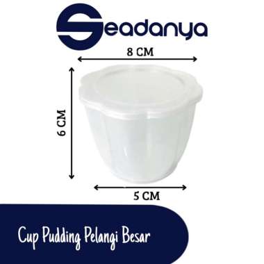 CUP PUDDING PELANGI BESAR
