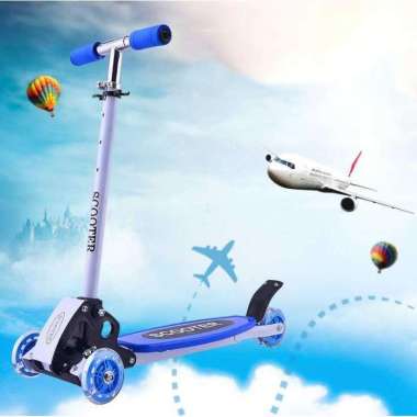 ANCHEER Maxi Otoped Skuter Anak Roda 4 Wheel Kids Scooter QZ-001 Sekuter Anak Perempuan Skuter Otope