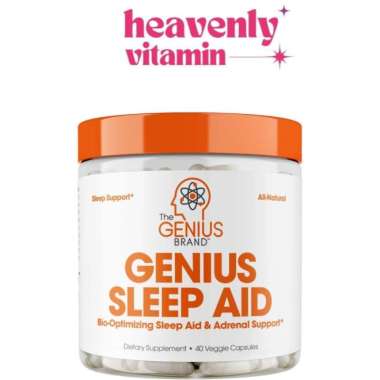 Genius Sleep Aid & Adrenal Support - 40 Capsules