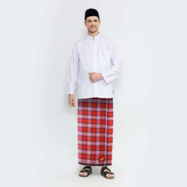 Sarung ATLAS Premium 550 Kombinasi Merah