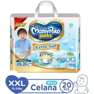 MamyPoko Pants Extra Soft - XXL 20 - Boys - Popok Celana