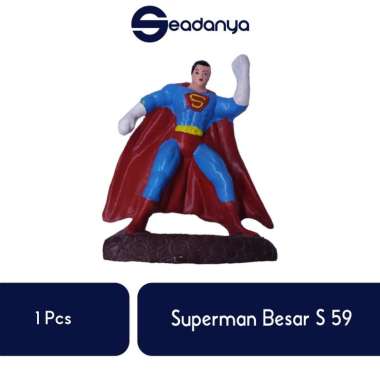 Superman Besar S59/Superman/Mainan Superman/Hiasan Kue Tart/Hiasan Cake/Hiasan Kue Ulang Tahun/Birth