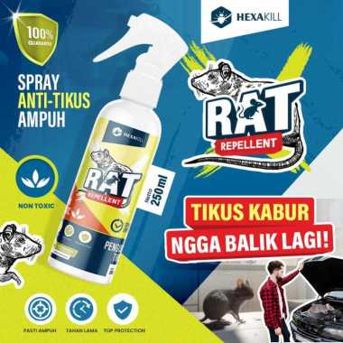 Spray Semprotan tikus HEXAKILL Pembasmi tikus rumahan mobil AMPUH