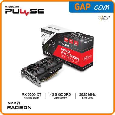 VGA Sapphire Pulse AMD Radeon RX 6500 XT 4GB GDDR6 - RX6500XT