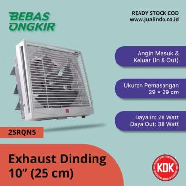 Exhaust Fan Dinding 10 in KDK - 25RQN5 / 25 RQN 5 Harga Terbaik