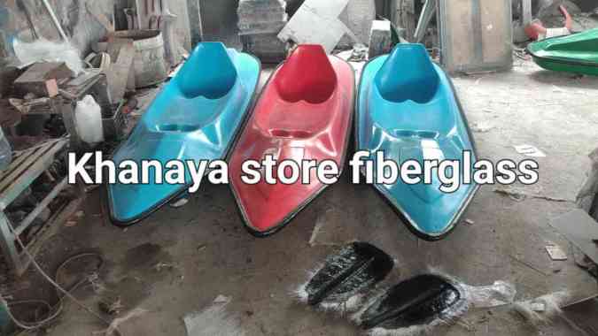 Perahu single perahu sendiri perahu fiber perahu dayung baru siap kirim seindonesia!