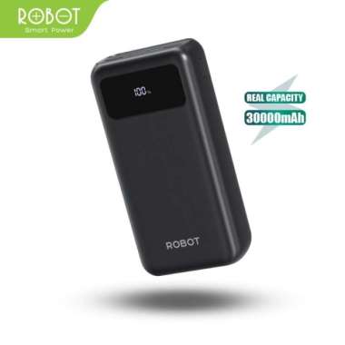 Robot RT32 30000mAh Powerbank Big Capacity Fast Charge LED Indicator