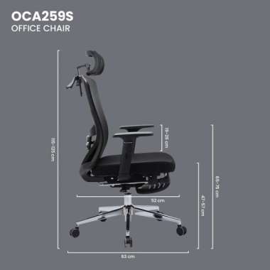 Kursi Office Chair Fantech OCA-259s / Kursi Kerja Kantor OCA259s