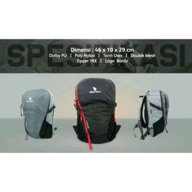 Eleven Tas ransel Backpack Belukha Abu
