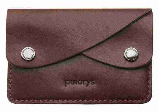 PULARYS RETRO Wallet - Insider Line (Nomad Leather, kartu, uang kertas, dan kantong koin) Brown