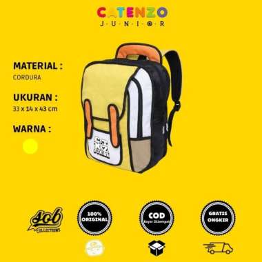 Tas Sekolah Anak Perempuan Sekolah Yellow Original [Free Buku Gambar]