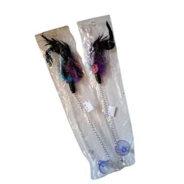 Mainan Kucing Tongkat Bulu Premium Untuk Kucing Mainan Plastik Premium Tongkat Kucing Mainan Bulu Ku