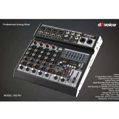 MIXER DBVOICE 402RV 402 RV 4CH DB VOICE GARANSI ORIGINAL
