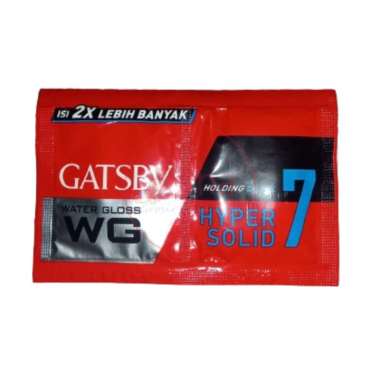 ECER GATSBY Water Gloss | Treatment Hair Cream | Hair Styling MERAH WG Hyper Solid