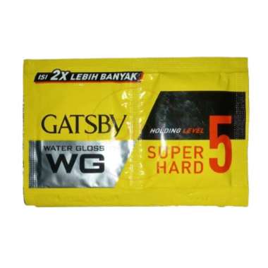 ECER GATSBY Water Gloss | Treatment Hair Cream | Hair Styling KUNING WG Super Hard