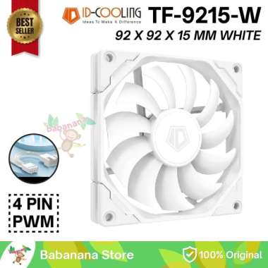 FAN ID-COOLING TF-9215-W WHITE SLIM 9CM CPU CASING IDCOOLING 92MM