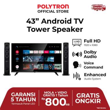POLYTRON Smart Cinemax Android TV 43 inch PLD 43TA5055