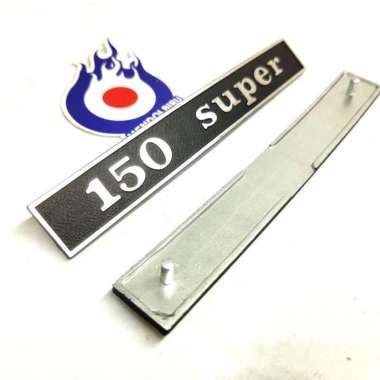 emblem belakang vespa super original italy