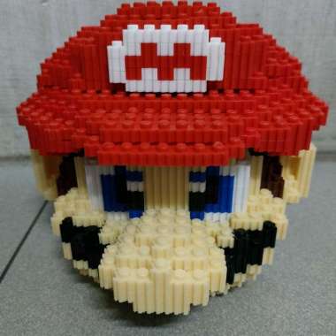 Mario Bros Lego kepala celengan anak
