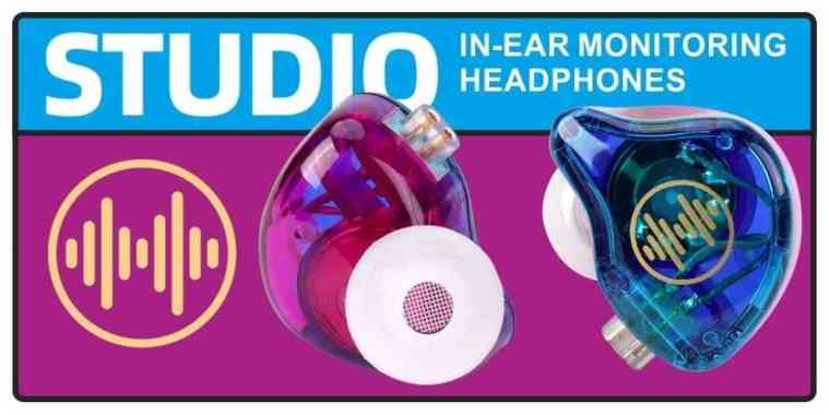 WAVE 1 STUDIO / WAVE1STUDIO IEM in ear monitor wave audio Blue Purple