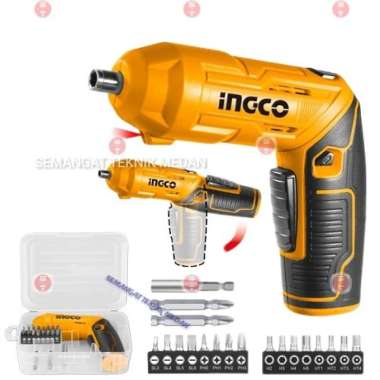 MESIN OBENG SEKRUP CORDLESS BOR CHARGER CAS 4V USB INGCO 6mm CSDLI0442