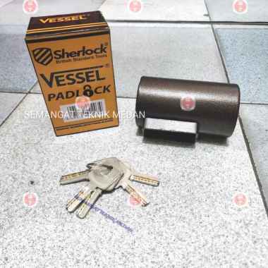 GEMBOK TABUNG VESSEL PINTU FOLDING GATE PADLOCK ROLLING DOOR SHERLOCK
