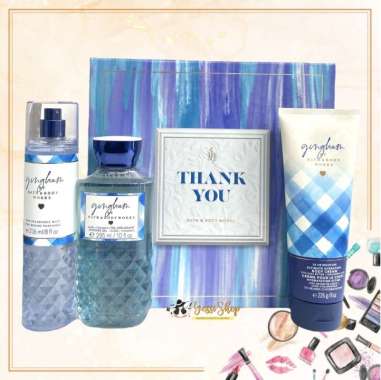 Bath & Body Works Thank You Gingham Series Gift Box Set