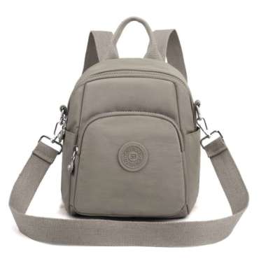 Tas original - Tas ransel chibao 4532 polyester tas mini wanita import - Ungu BEIGE