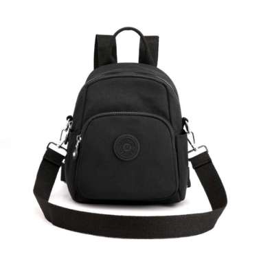 Tas original - Tas ransel chibao 4532 polyester tas mini wanita import - Ungu Hitam