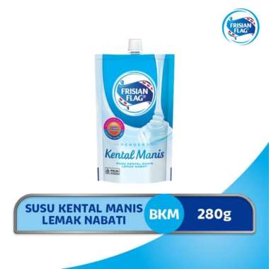 Frisian Flag Bendera Susu Kental Manis Kemasan Pouch 280 Gr Coklat