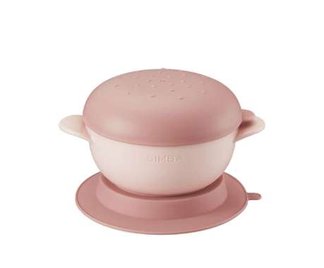 Simba It's Yummy Burger Suction Bowl with Lid | Mangkok Makan Bayi BLUSH