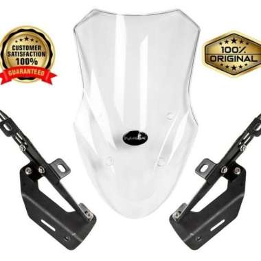 Windshield / Visor NEMO type Gladiator for Yamaha Nmax 2016-2019 Hitam