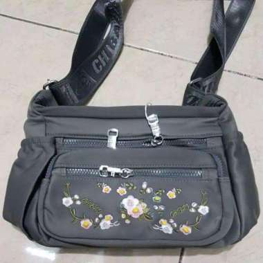 Tas Slempang Chibao 7132-11 Selempang Wanita 7132-11 Abu