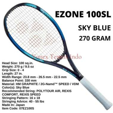 Yonex EZONE 100SL 270g Sky blue - raket tenis