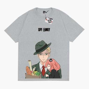 KRMK Kaos T Shirt Baju Distro Cowok Cewek Pria Wanita Keren Unisex Katun Combed 24s SPY X FAMILY FOR