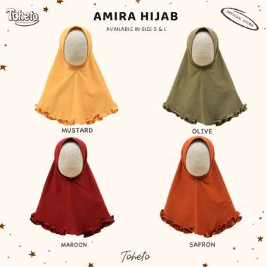 Toheto - Amira Hijab Anak Perempuan Usia 1-4 Tahun 3 Tahun SAFRON