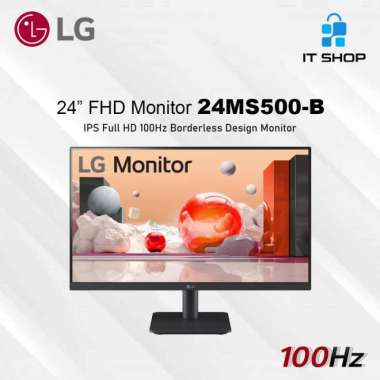 LG 24" IPS FHD Monitor 24MS500-B 100Hz