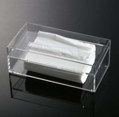 Kotak Tissue Akrilik Box Tisu Clear Acrylic Tempat Tissue Modern