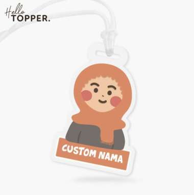 Custom Bag Tag Ramadhan Luggage Tag Gantungan Koper Islam Lucu