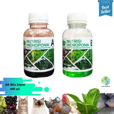 Pupuk Cair AB Mix Hidroponik Sayuran dan Buah AB Mix Sayur