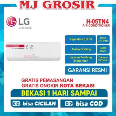 AC LG H 05 TN4 0.5 PK 1/2 PK 05TN4 + PASANG R32 NEW HERCULES