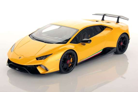 1:18 MR MODELS LAMBORGHINI HURACAN PERFORMANTE GIALLO INTI