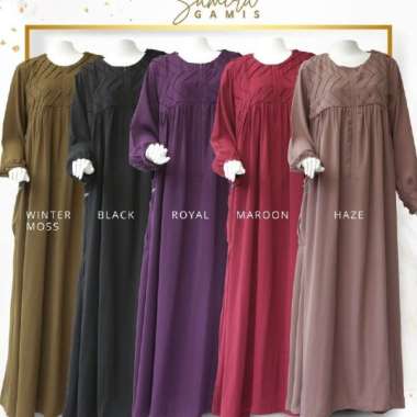 GAMIS SAMIRA & KHIMAR BY KHADIJAH INDONESIA KHIMAR ROYAL